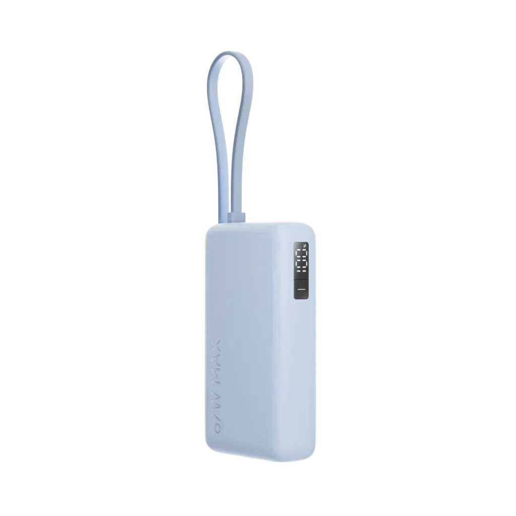 Внешний аккумулятор Xiaomi 10000mAh 67W Integrated Cable, Ice Blue