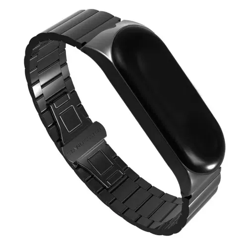 Curelusa din metal pentru Mi Band 3/4 Black