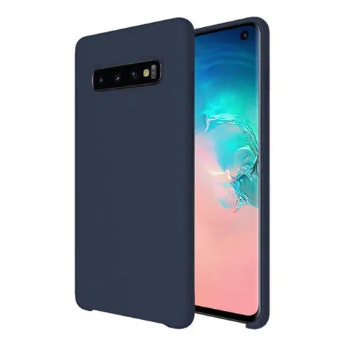 Silicon Case Premium for Samsung S10/S10+ Midnight Blue
