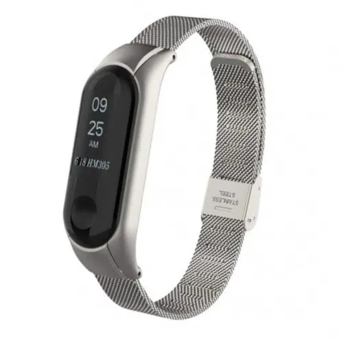 Curelusa din metal pentru Mi Band 3/4 Silver