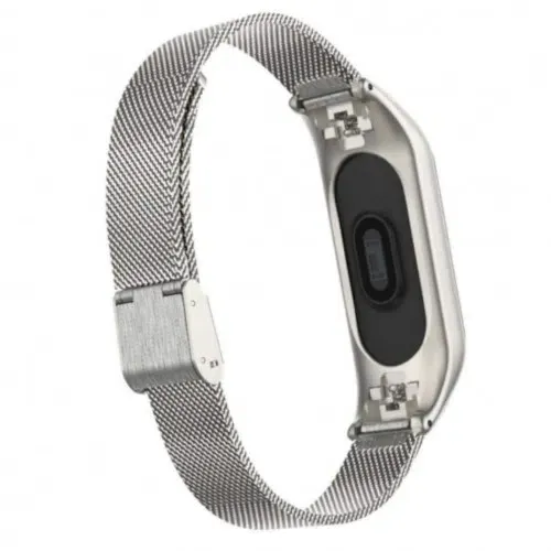 Curelusa din metal pentru Mi Band 3/4 Silver