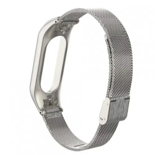 Curelusa din metal pentru Mi Band 3/4 Silver