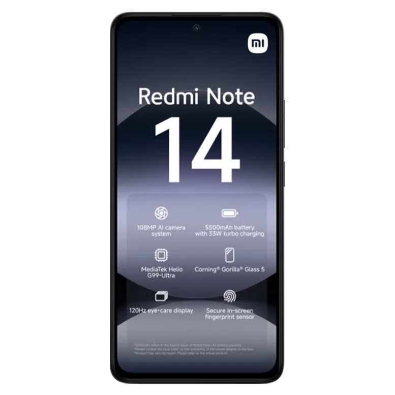 Xiaomi Redmi Note 14 6/128 GB Black