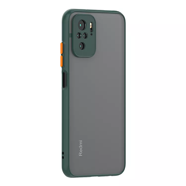 Shockproof armored matte case for Xiaomi Green