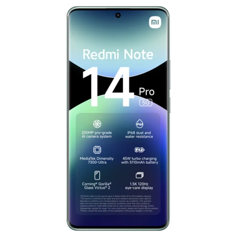 Xiaomi Redmi Note 14 Pro 5G 12/512 GB Green