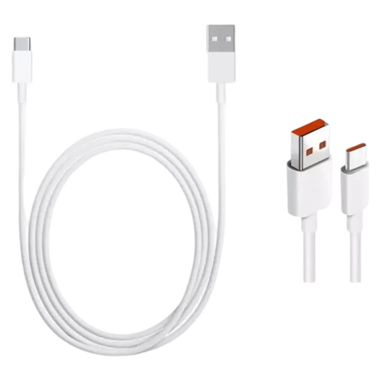 Кабель Mi Fast Charger 6A USB to Type-C 100cm, White