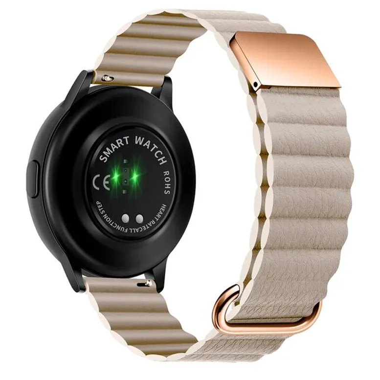 Cureluşă din piele magnetic 22mm Gold