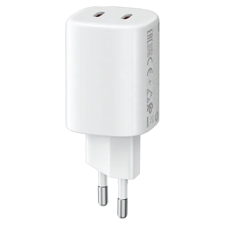 Зарядное устройство Xiaomi 45W Nano Turbo Charging Power Adapter (2-Port), White