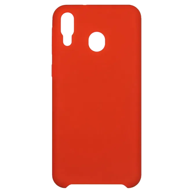 Silicon case for Samsung A20 (A205) Matt Red