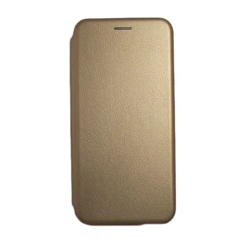 Flip case Smooth/plain leather for Xiaomi Redmi Note 10/10S/10 5G/10Pro Gold