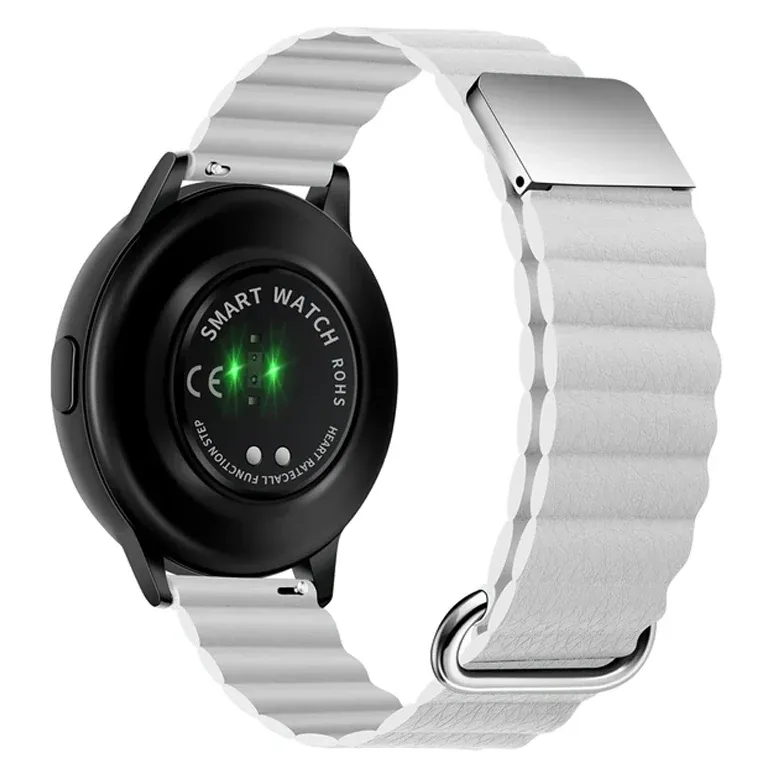 Cureluşă din piele magnetic 22mm White