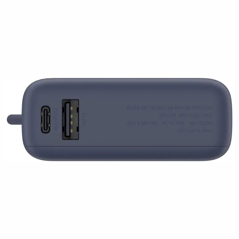 Портативное зарядное устройство Xiaomi Power Bank (Integrated Cable), Ice Blue