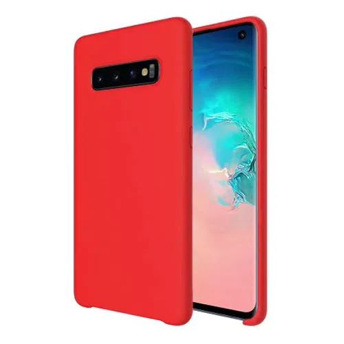 Silicon Case Premium for Samsung S10/S10+ Red