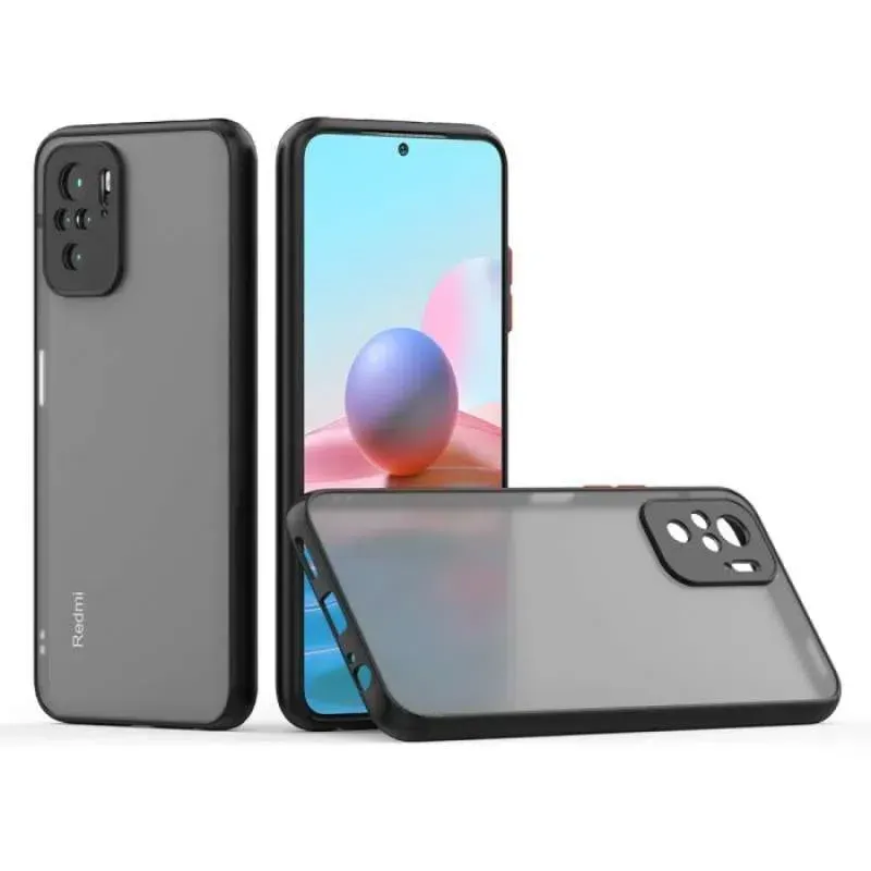Shockproof armored matte case for Xiaomi Blue