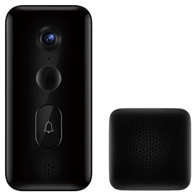 Sonerie inteligentă Xiaomi Smart Doorbell 3s, Negru