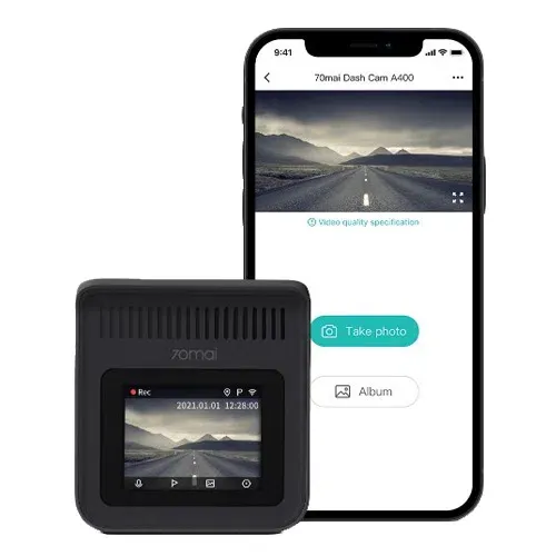 Cameră auto Xiaomi 70 Mai A400 Smart Dash Cam Pro Plus Global Black