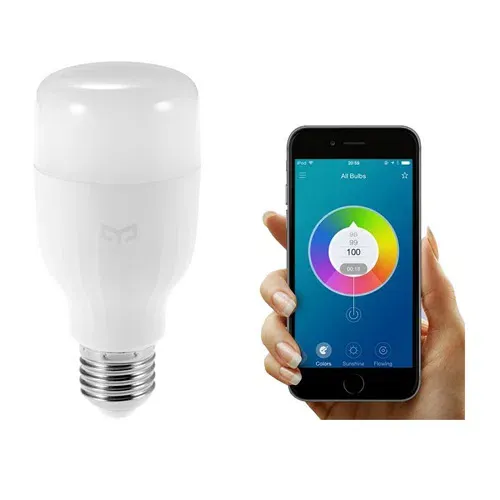 Умная светодиодная лампочка цветная Xiaomi Yeelight Color Smart Bulb