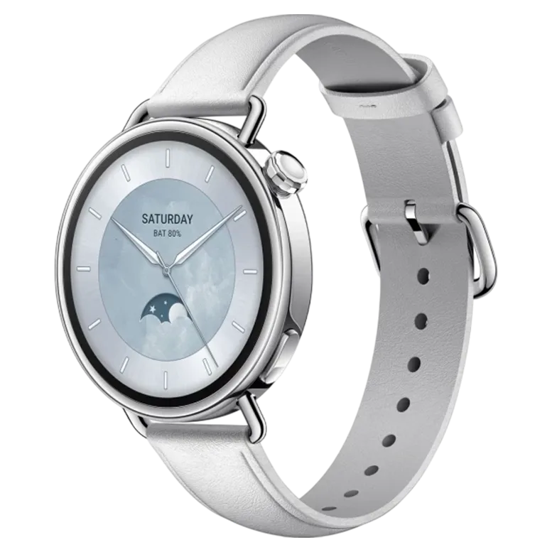 Xiaomi Watch S4 41mm Leather Strap White