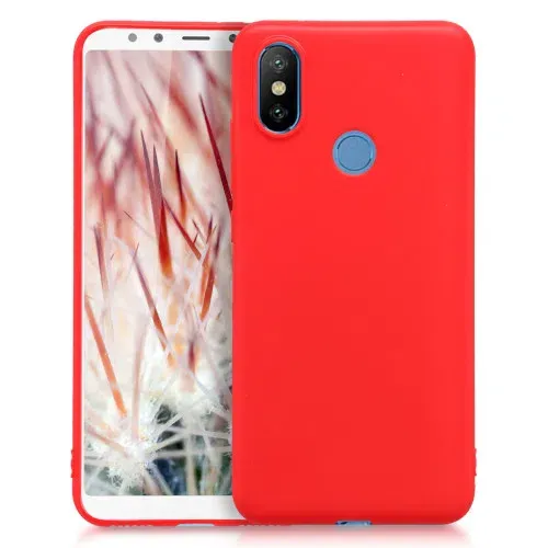 Silicon case for Xiaomi Matt Red