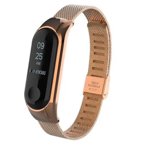 Curelusa din metal pentru Mi Band 3/4 Gold