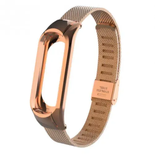 Curelusa din metal pentru Mi Band 3/4 Gold