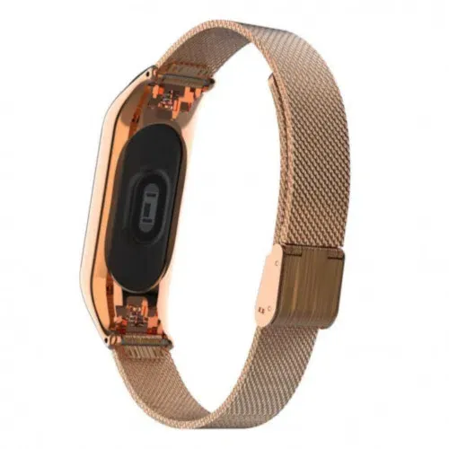 Curelusa din metal pentru Mi Band 3/4 Gold