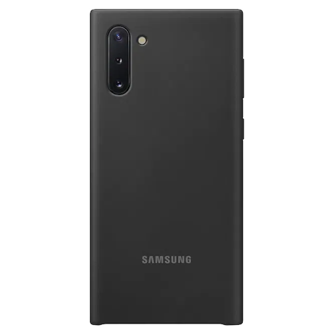 Silicon Case Premium  for Samsung Note10 Black