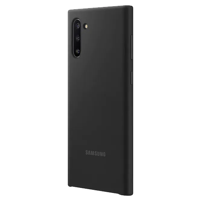 Silicon Case Premium  for Samsung Note10 Black