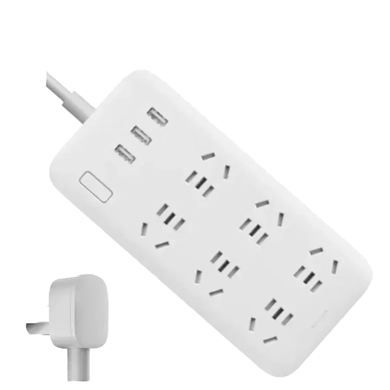Prelungitor Xiaomi Mi Power Strip 6 /3 USB White (Filtru de rețea)+adapter