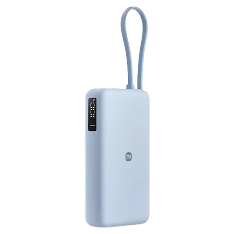 Портативное зарядное устройство Xiaomi 67W Power Bank (Integrated Cable), Ice Blue