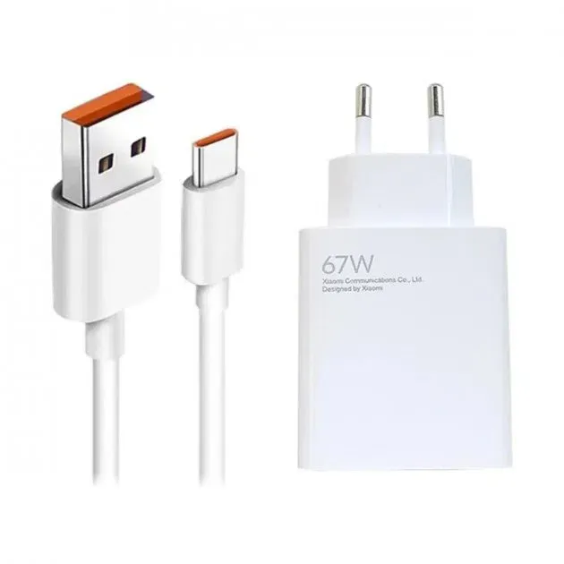 Xiaomi 67W Charging Combo (Type-A) + Cablu Type-C