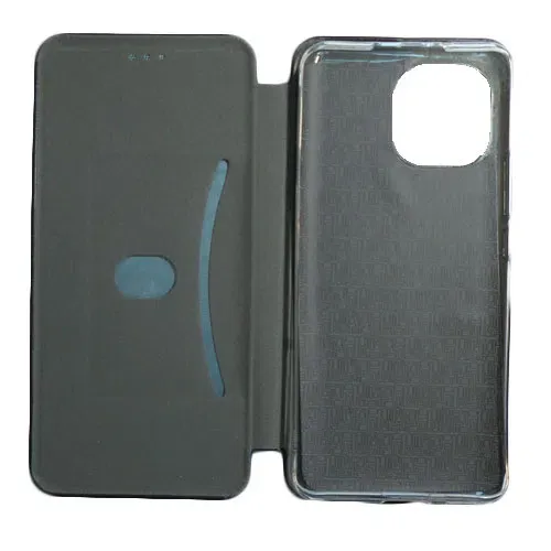 Flip case Smooth/plain leather for Xiaomi Mi 11/Mi 11i/Mi 11 Lite/Mi 11 Lite 5G/11Lite 5G NE Black