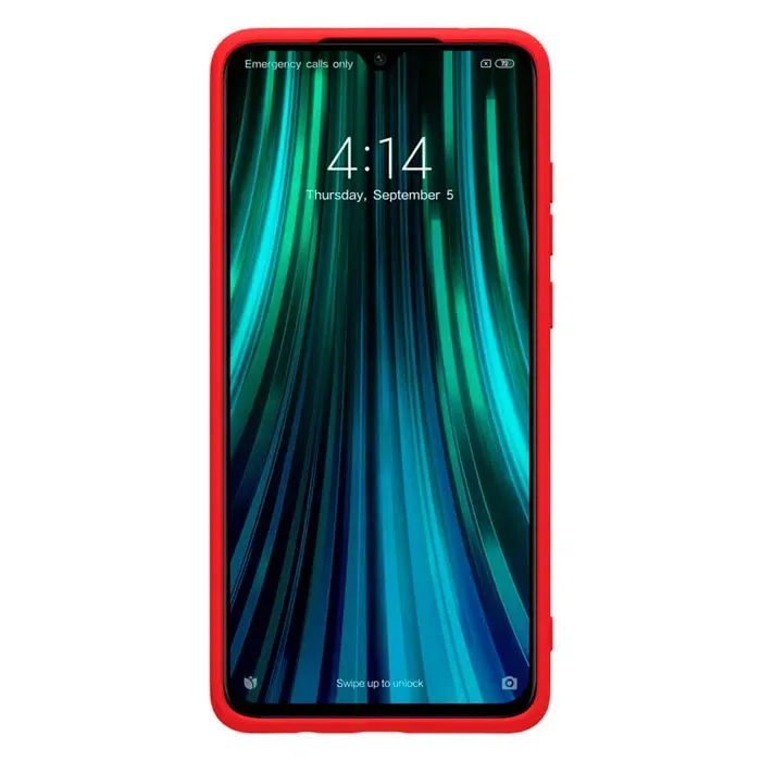 Husa Xiaomi Redmi Note 8 Pro, Rubber-wrapped, Nillkin, Red