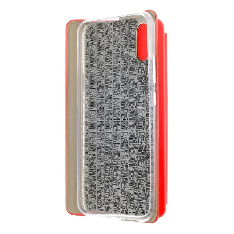 Flip case Smooth/plain leather for Xiaomi Red