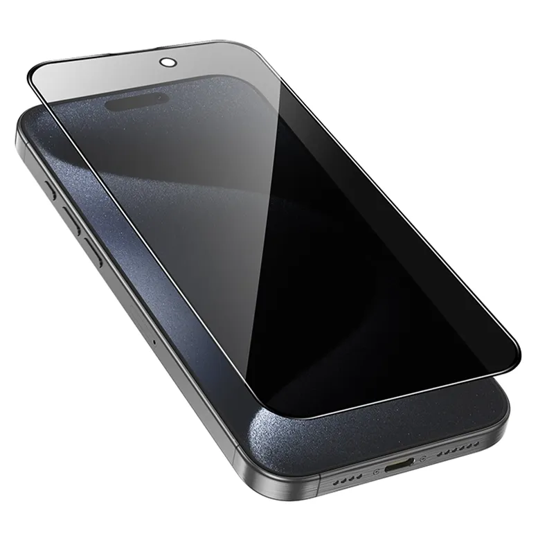 Набор защитных стекол HOCO Guardian антишпион для iPhone 16 Pro (G15) 2