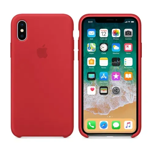 Silicon Case Premium for iPhone XS Max Red