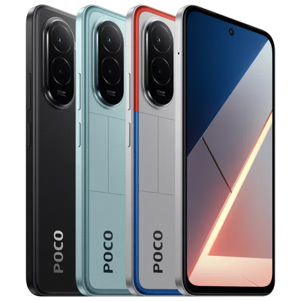 POCO M7 8/256 ГБ Silver Chrome