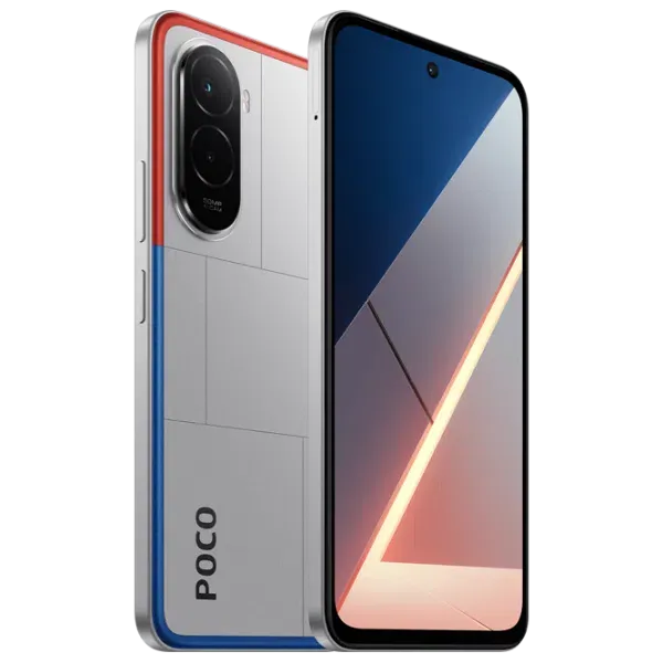 POCO M7 8/256 ГБ Silver Chrome