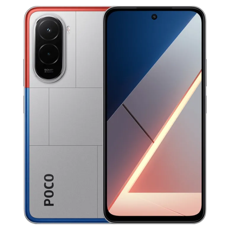 POCO M7 8/256 ГБ Silver Chrome