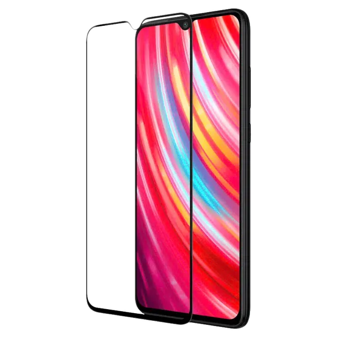 Tempered Glass  for Xiaomi Redmi Note 8 Pro 9D Black