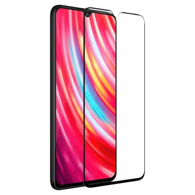 Tempered Glass  for Xiaomi Redmi Note 8 Pro 9D Black