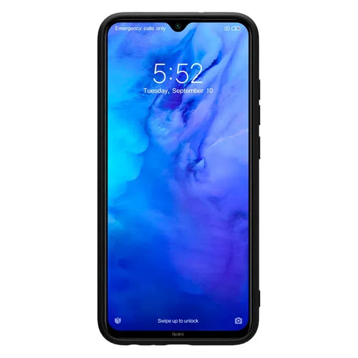 Husa Xiaomi Redmi Note 8, Rubber-wrapped, Nillkin, Black