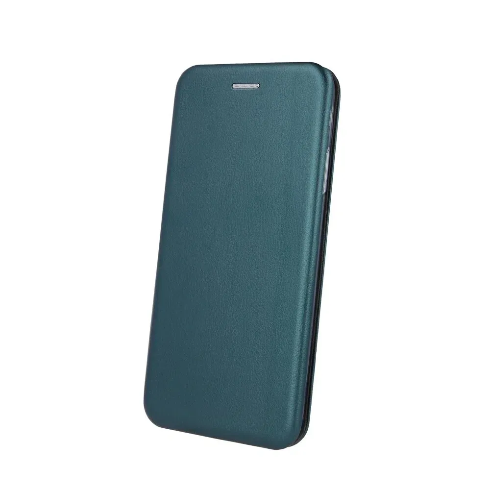 Flip case Smooth/plain leather for Xiaomi Green