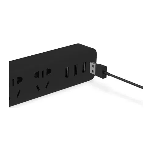Prelungitor Mi Power Strip 3 USB Black
