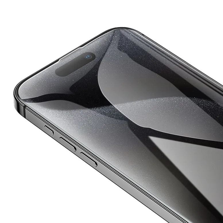 Защитное стекло HOCO 9D Large Arc пылезащитное для iPhone 16 Pro (A34)