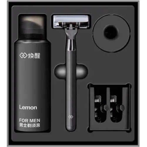 Набор для бритья 3 в 1 Lemon Razor, Черный