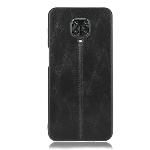 TPU Leather case for Xiaomi Redmi Note 9S/9 Pro/Pro Max Black