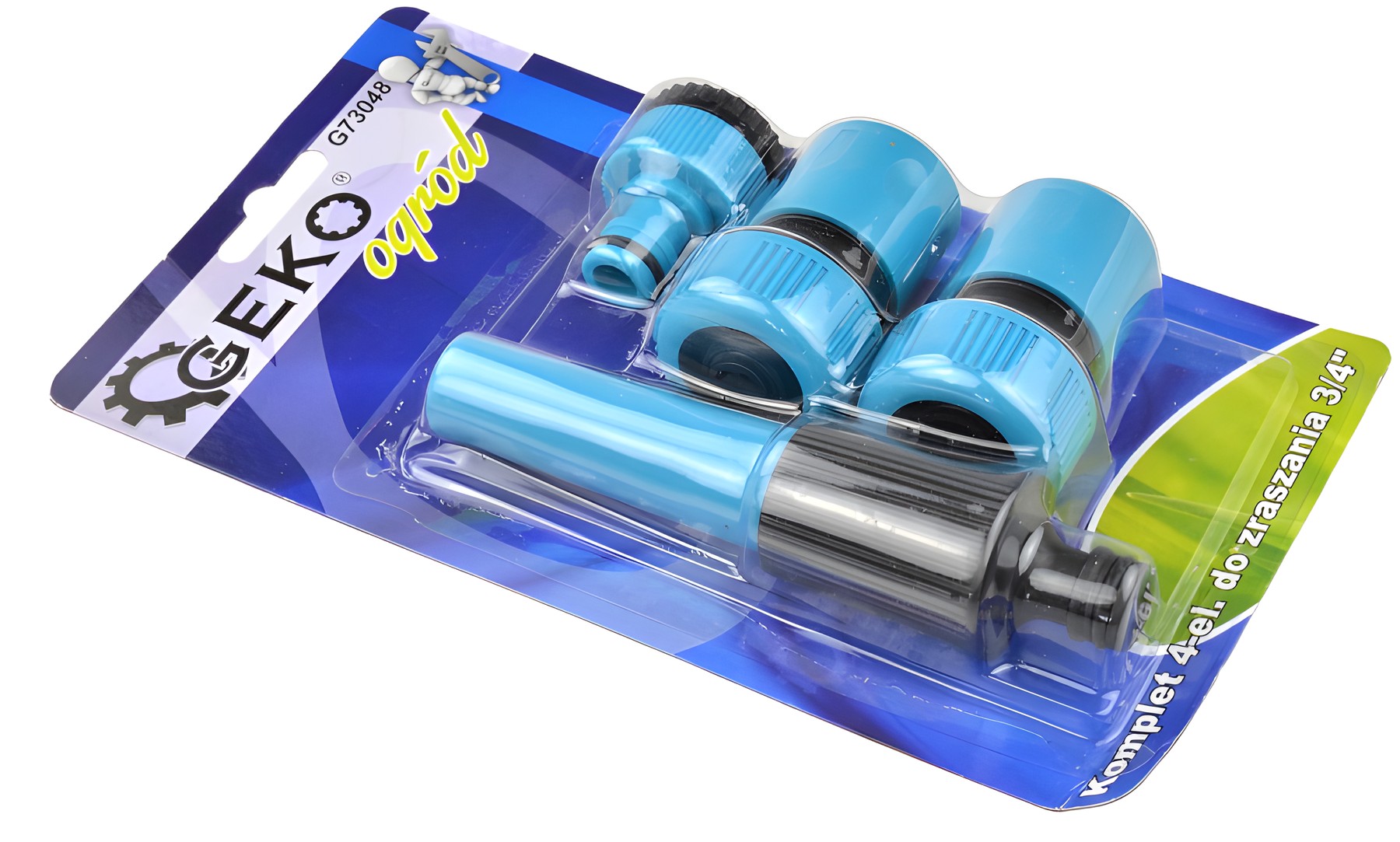 Set de 4 piese 3/4 pentru stropiere/blist BLUE LINE G73048