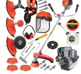 Trimer pe benzina JG in 4 timpi cu ecpipamente suplemintare G81047