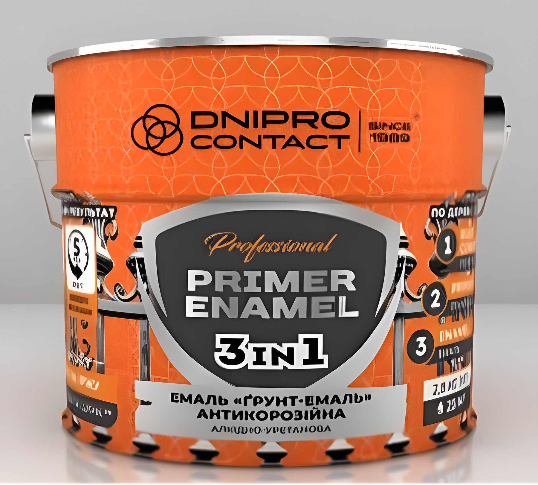 Grunt-email 3in1 "Dnipro Contact" negru 2.8kg